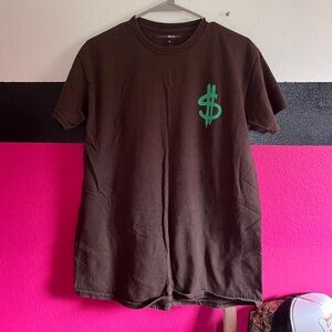 Brown Money Graphic Tee